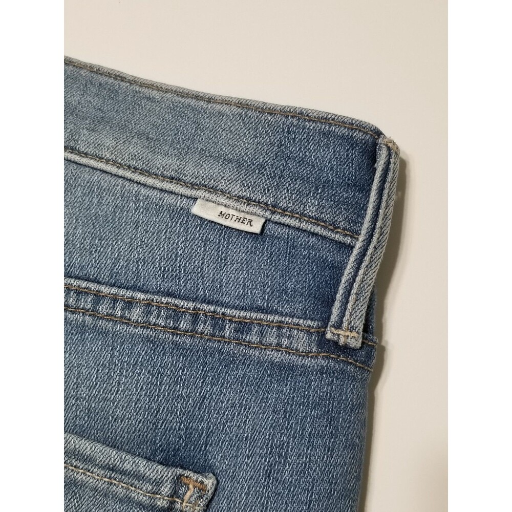 MOTHER The Dazzler Ankle Straight Jeans Camp Expert Light Wash NWT Size 24 25 - Picture 11 of 15